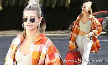 Hailey Bieber mixes comfort with style for dance class in LA