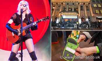 Madonna forces fans to lock their mobile devices away as she kicks off her UK tour