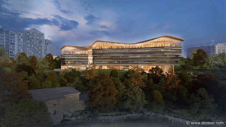 Diamond Schmitt Architects designs Ottawa public library and archive centre with wavy roof