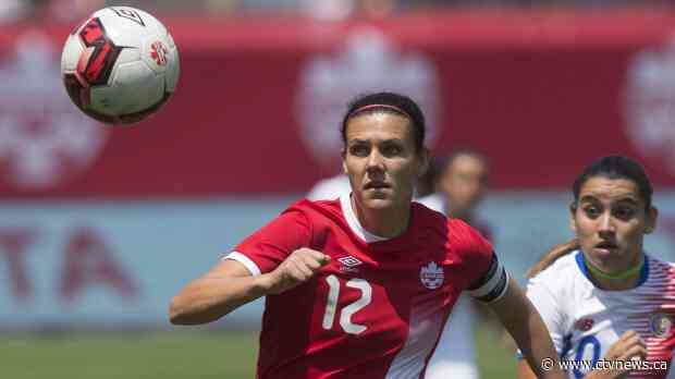 Canada captain Christine Sinclair breaks world scoring record with goal No. 185