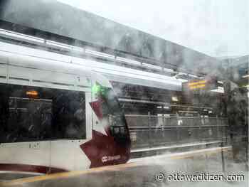 Ottawa, the wet and inclement city, takes toll on LRT trains - Ottawa Citizen