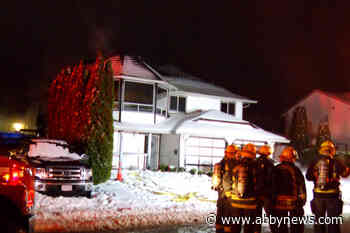 VIDEO: Abbotsford fire crews battle house fire - Abbotsford News