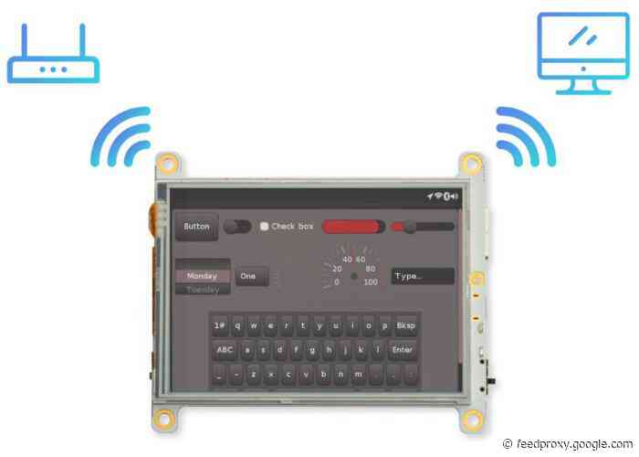 Onion Omega2 Dash open source touchscreen wireless Linux development board