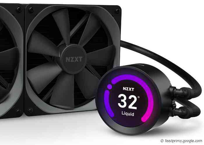 NZXT Kraken X-3 and Z-3 Series AIO liquid CPU coolers with LCD screen