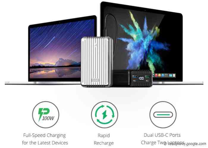 SuperTank 27,000 mAh 100W – 60W USB-C portable charger