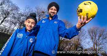 Sikh dad is coaching his son's football team to encourage him to enjoy the sport - Nottinghamshire Live