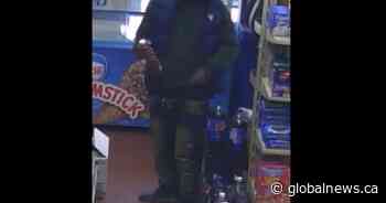 Toronto police search for man accused of tampering with food in west-end store - Global News