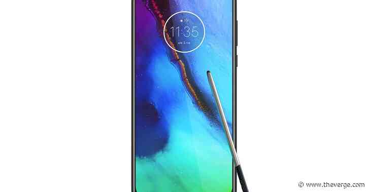 Motorola’s stylus-equipped handset appears in leaked photos