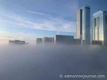 Edmonton weather: Foggiest of morning fog descends on city - Edmonton Journal