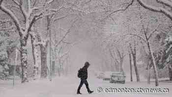 Snowfall warning lifted for Edmonton area - CTV News