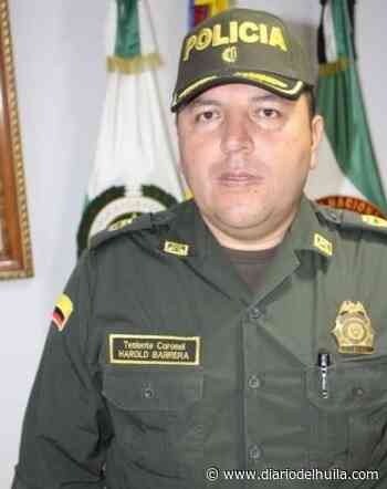Vamos a mejorar la seguridad en el Huila: Coronel Harold Barrera Gantiva - Diario del Huila