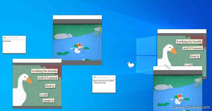 This Untitled Goose Game app turns your Windows PC into pure mayhem