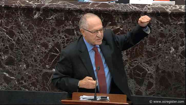 Dershowitz says his Trump impeachment defense distorted