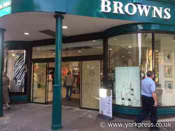 Browns department store in York city centre is burgled