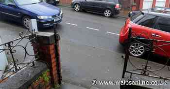 Someone has stolen lots of wrought iron gates from houses in Swansea's Uplands