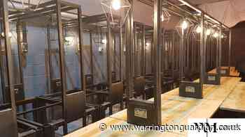 First look at tables for Warrington Market's new food court