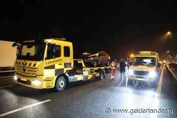 File op A50 bij Arnhem door meerdere kop-staartbotsingen