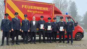 Drei neue Ehrenmitglieder bei der Feuerwehr Bergtheim - Main-Post