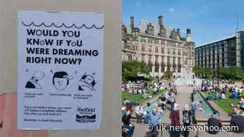‘Would you know if you were dreaming?’: Mysterious posters appear in Sheffield