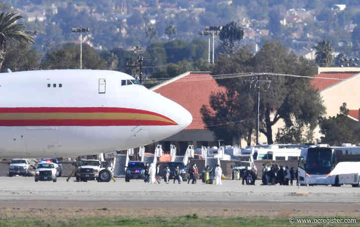 Coronavirus evacuee quarantined at March Air Reserve Base in Riverside County