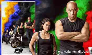 Fast & Furious 9 poster shows stars Vin Diesel, Michelle Rodriguez and Tyrese Gibson