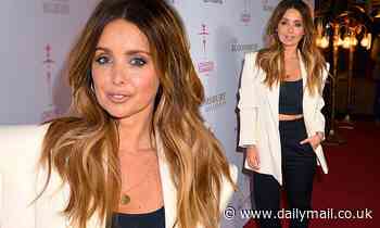 Louise Redknapp cuts a stylish figure in a cream blazer as she attends the Gatsby Gala