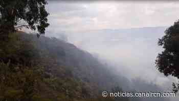 Incendio forestal en el Cerro Pan de azúcar amenaza con llegar hasta zona poblada de Tenjo - Noticias RCN