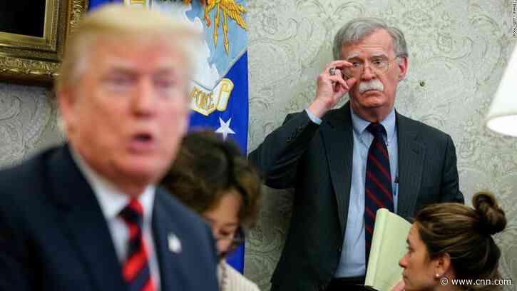 Trump slams Bolton as Senate considers calling him as a witness - CNN
