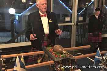 Orillia group celebrates Robbie Burns with music, whisky and haggis (5 photos) - OrilliaMatters