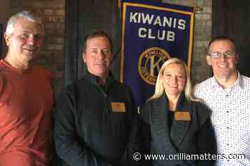 Pair of newcomers inducted into Kiwanis Club of Orillia - OrilliaMatters.Com