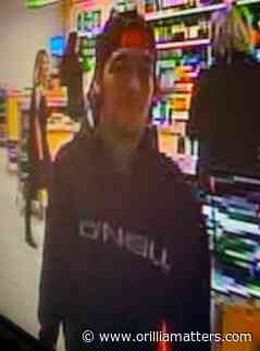 Orillia OPP seek help nabbing Christmas Eve liquor store thief - OrilliaMatters.Com