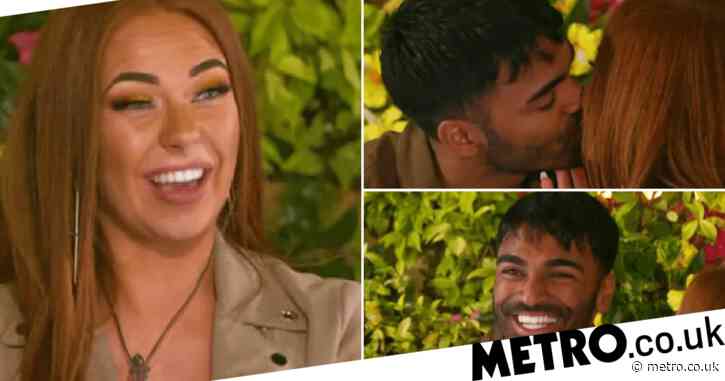 Love Island fans ‘explode from the cuteness’ as Nas and Demi share first kiss