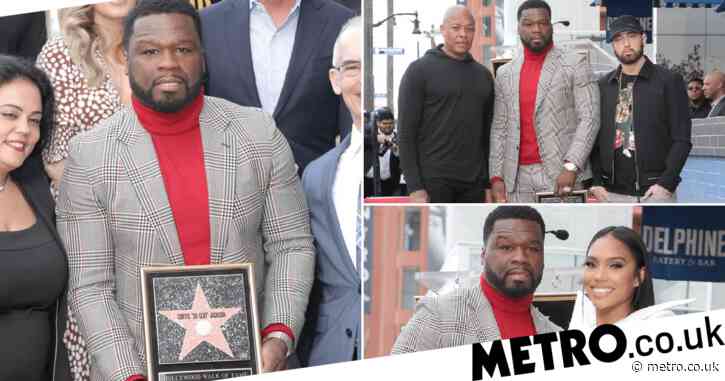 50 Cent throws shade at Evanescence over Grammy snub at Hollywood Walk of Fame