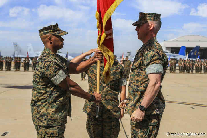 Squadron commander relieved of duty after showing ‘poor judgment’ during fighter jet ceremony at Miramar