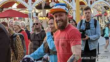 Conor McGregor All Smiles With Girlfriend at Disneyland