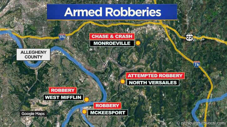 Police: Suspects Wanted In Crime Spree Spanning At Least 4 Communities Lead Police On Chase That Ended In Crash