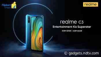 Realme C3 Launch in India Next Week: Specifications and Everything Else We Know So Far