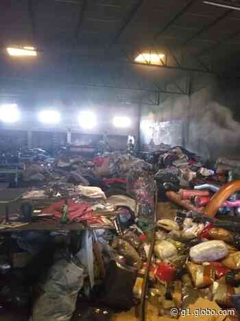 Incêndio atinge parte de fábrica de bordados em Ibitinga - G1