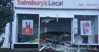 Every update as police investigate late night ram-raid at East Boldon Sainsbury's cordon