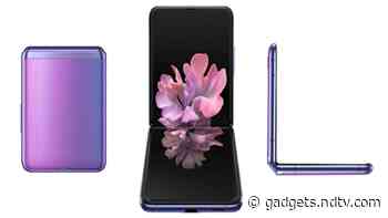 Samsung Galaxy Z Flip Highlight Features Tipped, Including Stereo Speakers