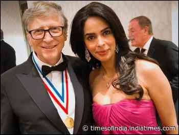Mallika shares a pic with Bill Gates