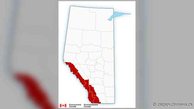 Wind warnings issued for Kananaskis, Canmore and areas southwest of Calgary