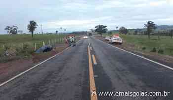 Mulher morre em acidente na GO-512, em Anicuns - Mais Goiás