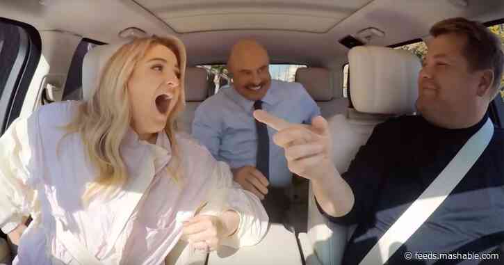 Meghan Trainor's 'Carpool Karaoke' episode has a wonderful surprise appearance from Dr. Phil