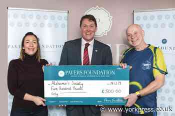 York-based foundation donates £500 to charity
