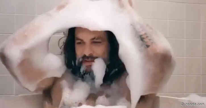 Watch a Shirtless Jason Momoa Lather Up in a Bathtub in Teaser for His Super Bowl Commercial