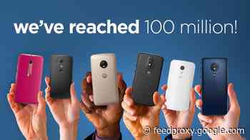 Motorola has sold 100 million Moto G smartphones