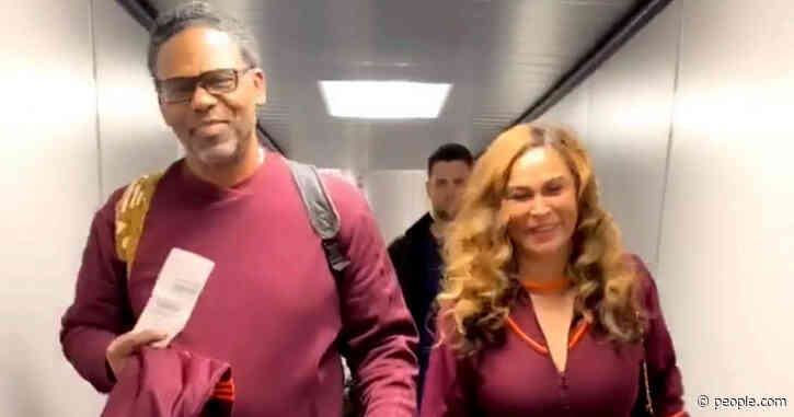 Tina Knowles Lawson and Husband Richard Lawson Wear Matching Ivy Park x Adidas Tracksuits