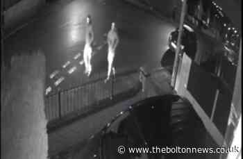 CCTV: Police hunting two men after "sickening" car robbery