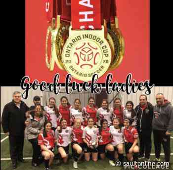 United Floors Soo City United U15 girls compete in the Indoor Ontario Cup
